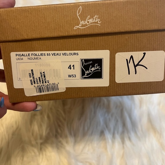 Christian Louboutin PIGALLE FOLLIES 85 VEAU VELOURS - Picture 5 of 6